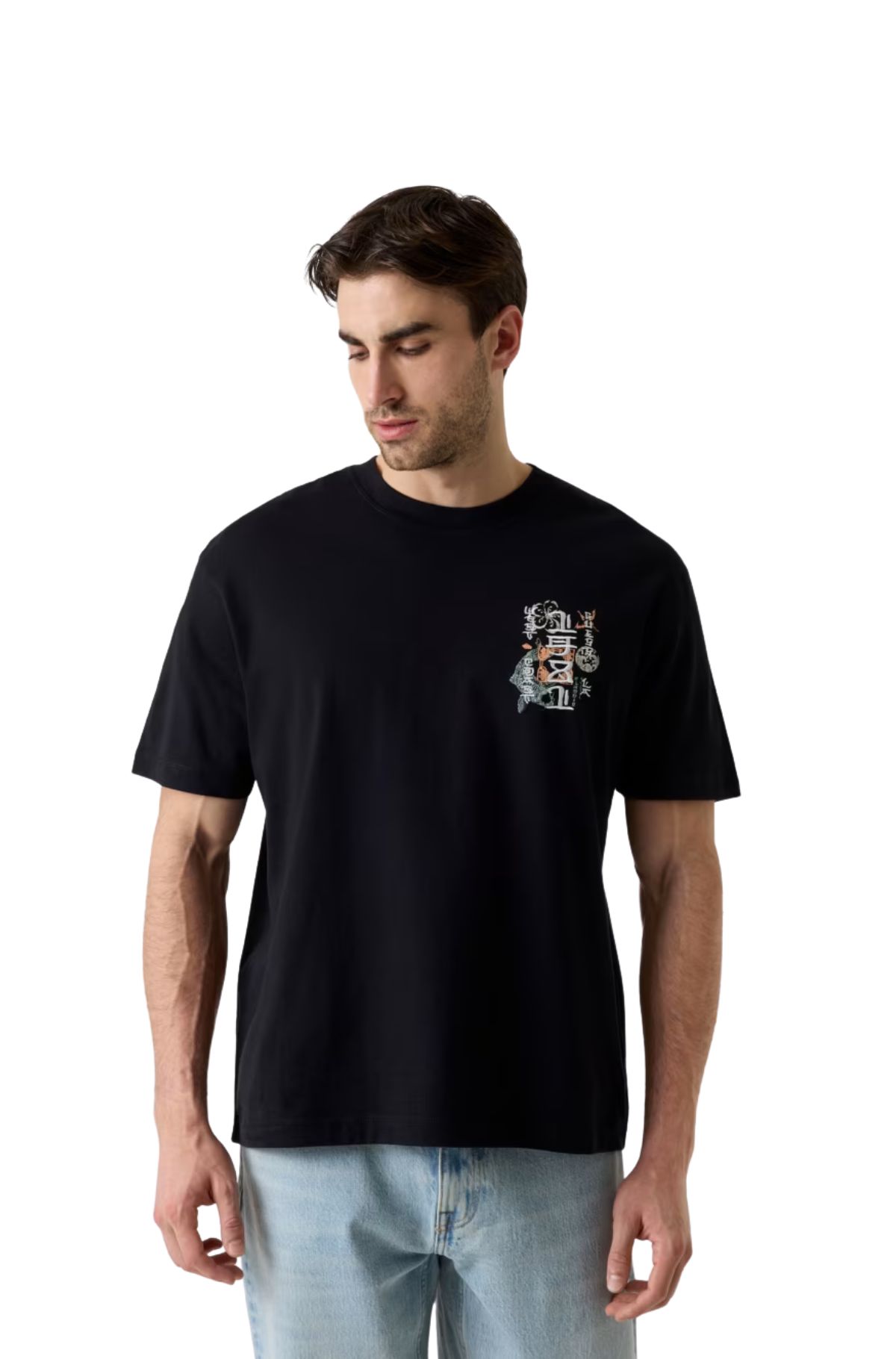 Guess Ανδρικό T-shirt M6GI13K2995-JBLK Μάυρο