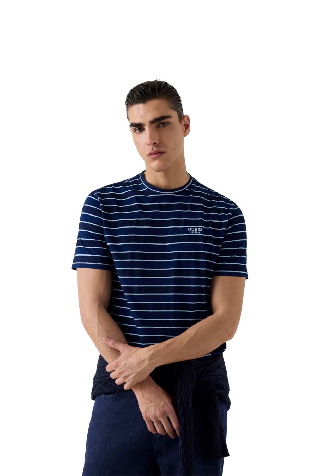 Guess Ανδρικό T-shirt M6GI12K2993-SB05 Μπλε