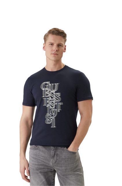 Guess Ανδρικό T-shirt M6GI10K2991-G7V2 Μπλε