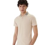 Guess Ανδρικό Polo T-shirt M6GP66K3070-G1FG Μπεζ