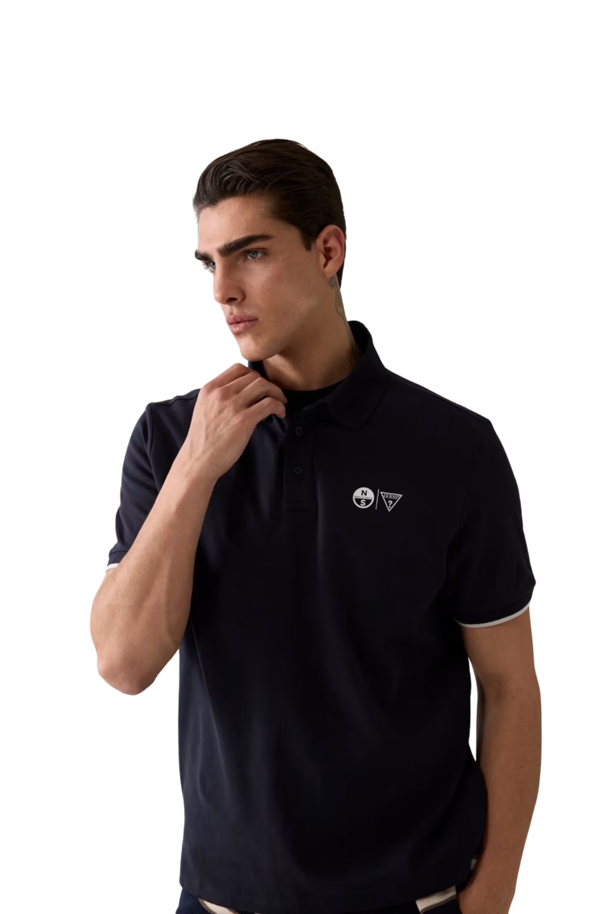 Guess Ανδρικό Polo T-shirt M6GP47K3323-G7V2 Μπλε
