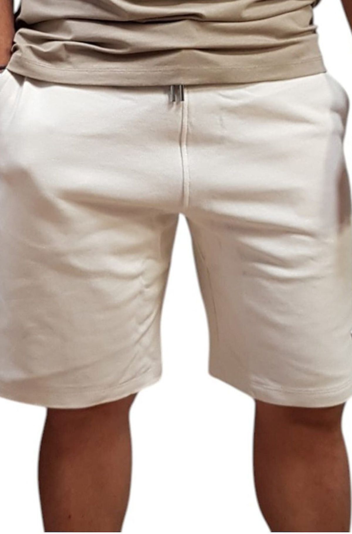 Guess Ανδρική Βερμούδα M6GD12K3020-G011 Λευκό