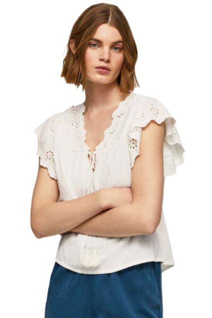 Pepe Jeans Γυναικείο T-Shirt PL304433-808 Λευκό