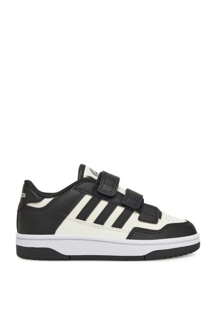 Adidas Rapid Court Παιδικό Παπούτσι JP7654 Λευκό/Μάυρο