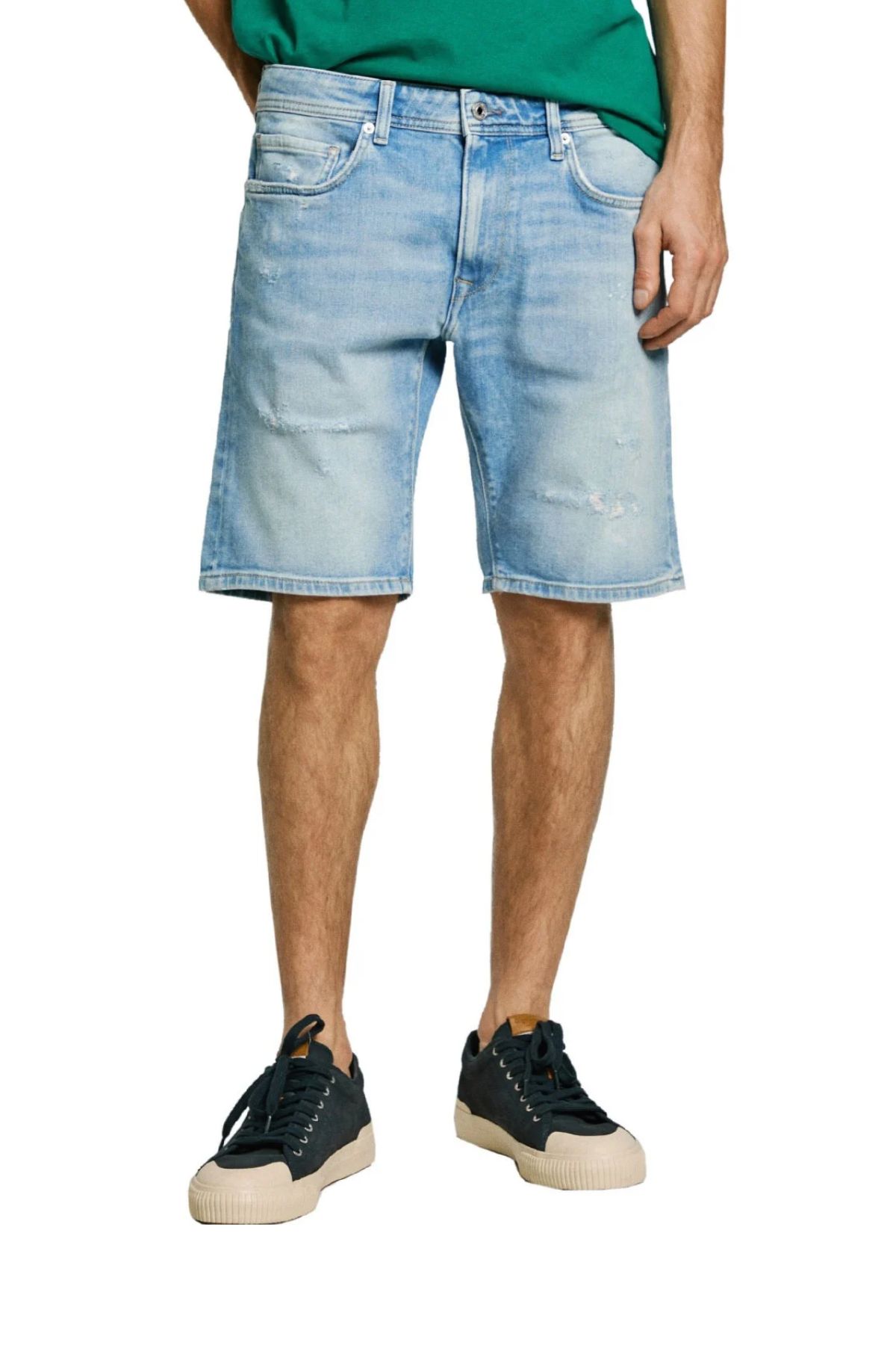 Pepe Jeans Taper Ανδρική Βερμούδα PM801084RI8-000 Μπλε
