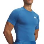 Under Armour Heatger Ανδρικό T-Shirt 1361518-430 Μπλε