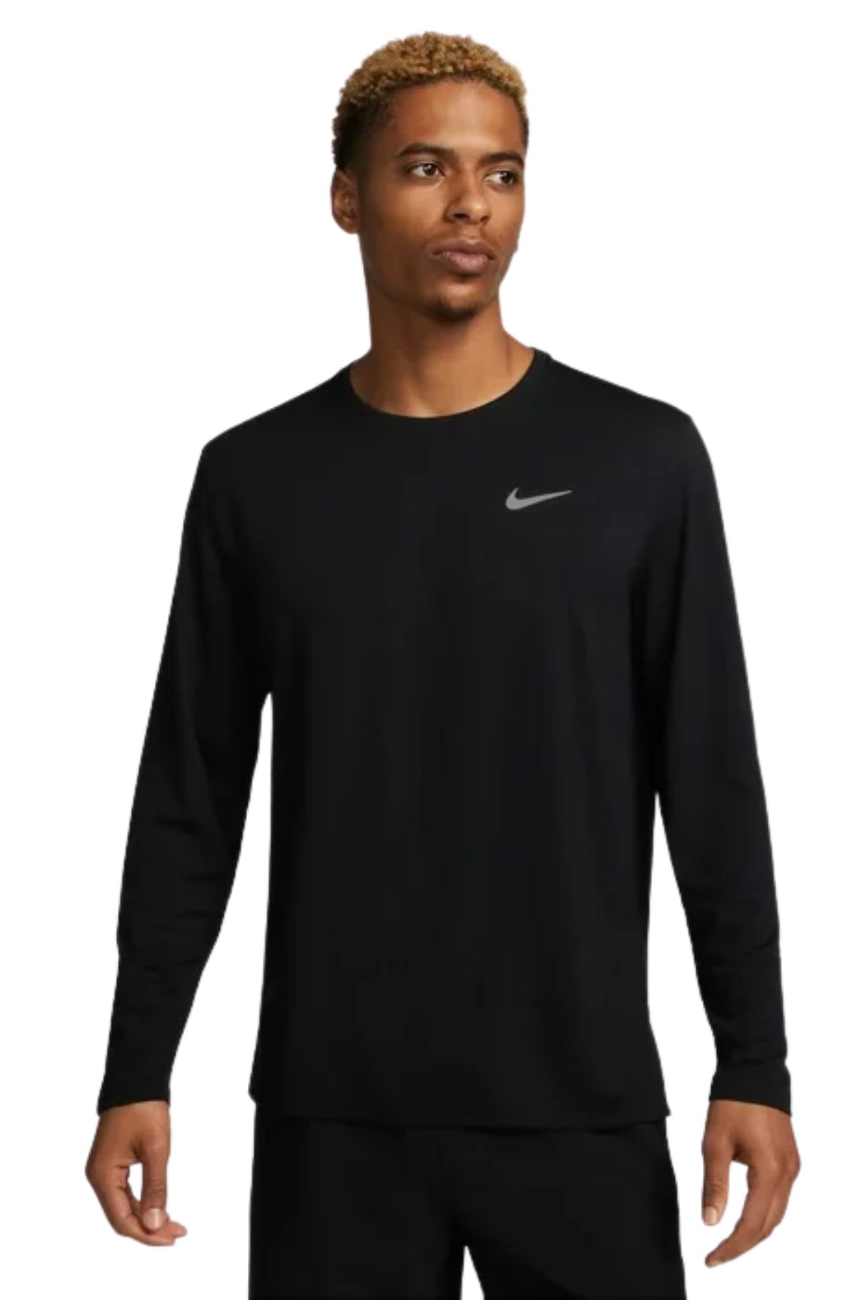 Nike Miler Dri-Fit Ανδρική Μπλούζα FB7070-010 Μαύρη