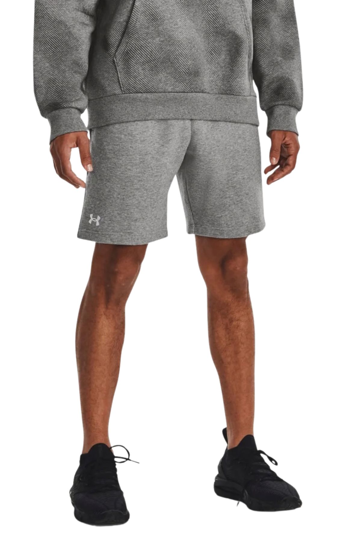 Under Armour Fleece Ανδρική Βερμούδα 1379779-025 Γκρι