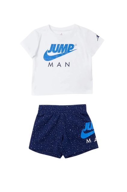 Nike Παιδικό Σετ 85A389-U9J Λευκό/Μπλε