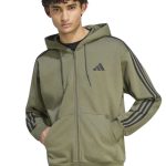 Adidas Essentials 3-Stripes Ανδρική Ζακέτα KY4142 Πράσινη
