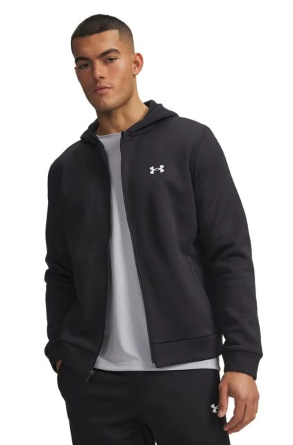 Under Armour Fleece Ζακέτα με Κουκούλα 6013727-001 Μαύρο