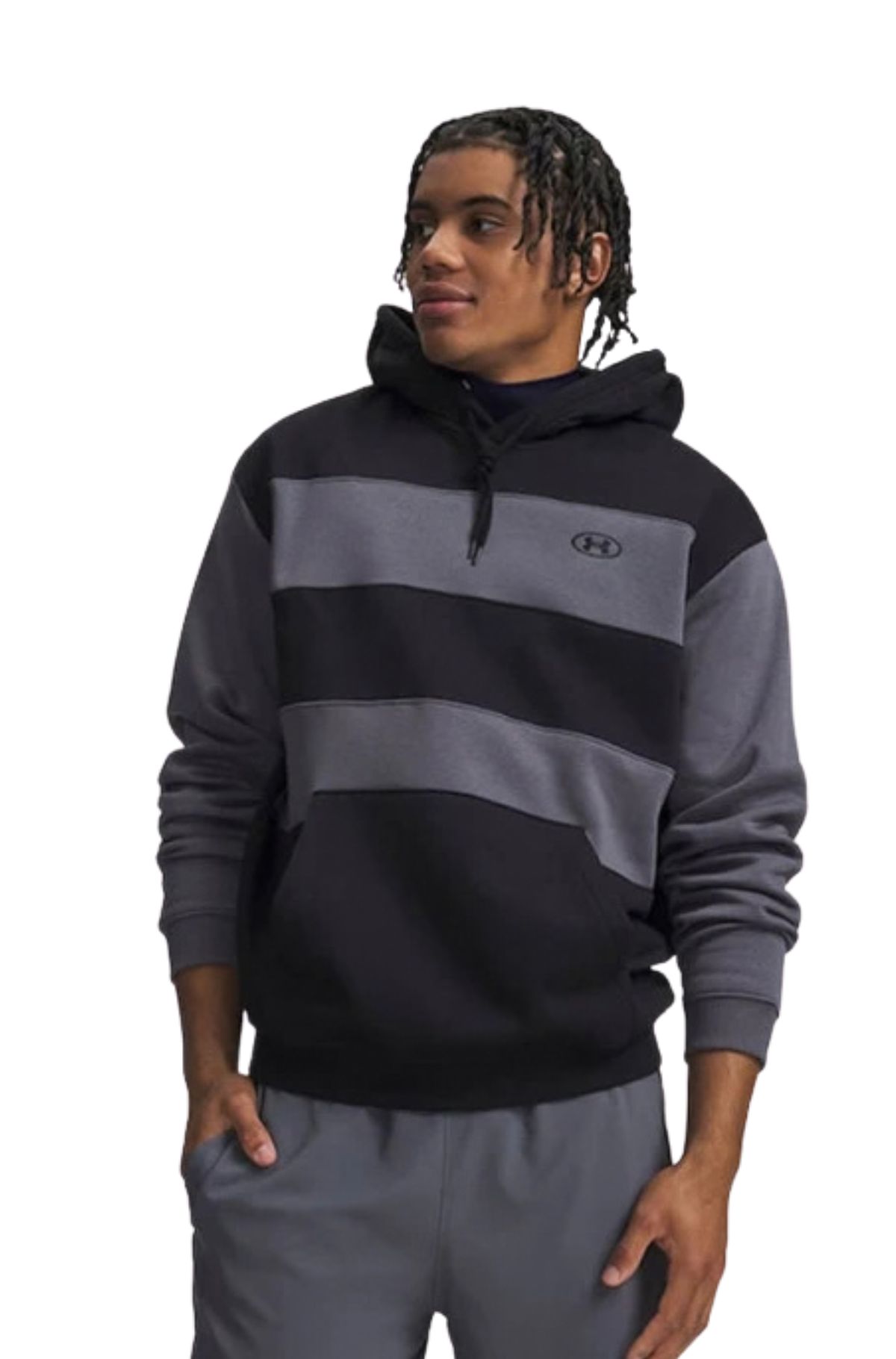 Under Armour Ανδρικό Φούτερ 6014762-008 Γκρι/Μαύρο