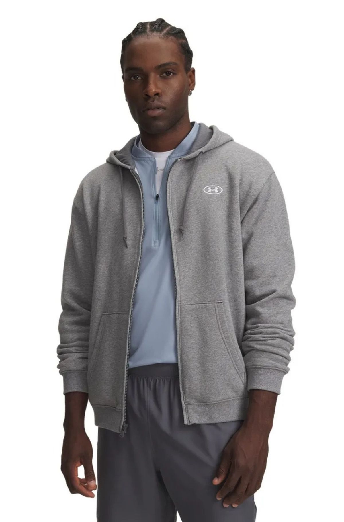 Under Armour Ζακέτα Με Κουκούλα 6013451-026 Γκρί