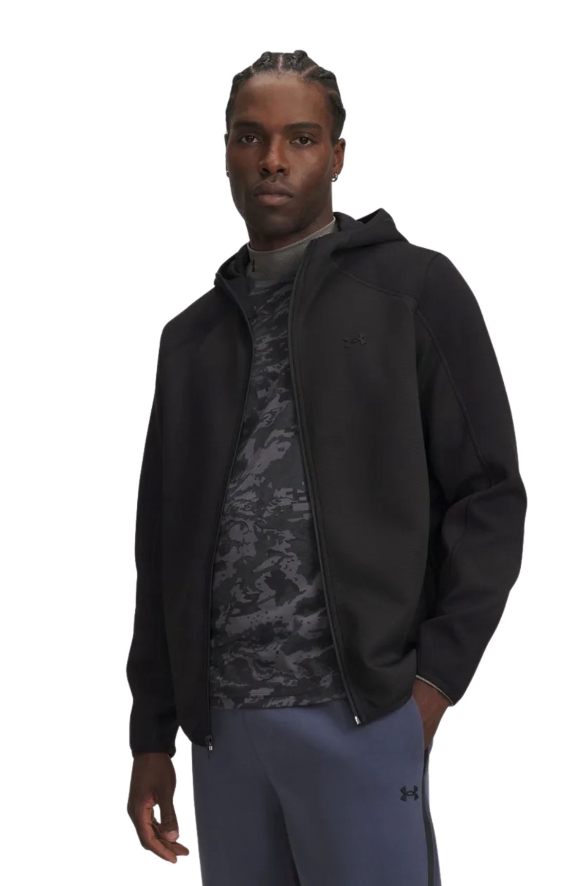 Under Armour Unstoppable Ανδρική Ζακέτα 6013433-008 Μαύρο