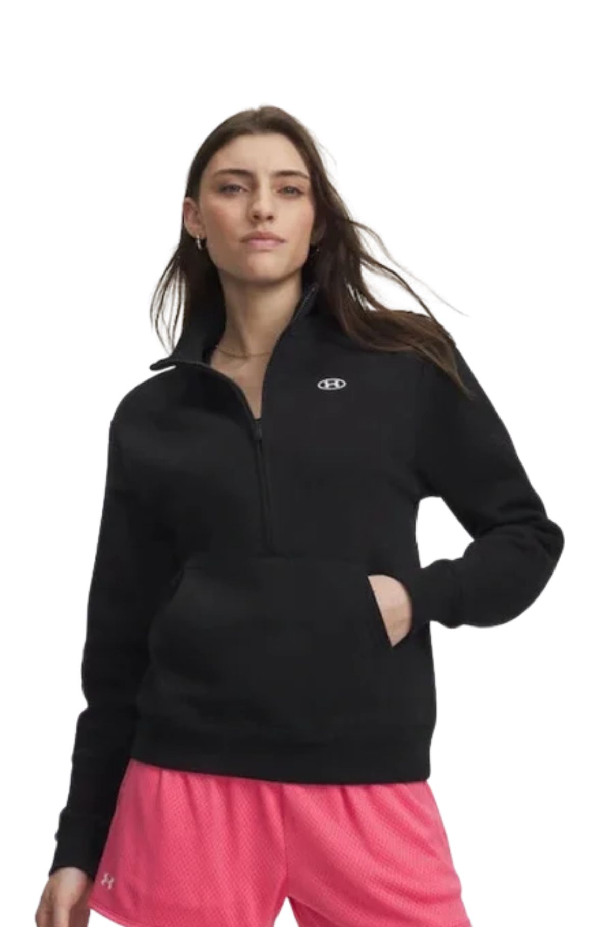 Under Armour Rival Flc Γυναικείο Φούτερ 6013549-008 Μαύρο