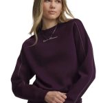 Under Armour Rival Shimmer Γυναικείο Φούτερ 6013560-526 Μωβ