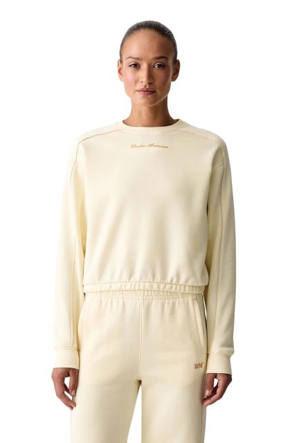 Under Armour Rival Shimmer Γυναικείο Φούτερ 6013560-513 Μπεζ