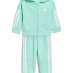 Adidas Βρεφική Φόρμα Ζακέτα Set KT3304 Τιρκουάζ