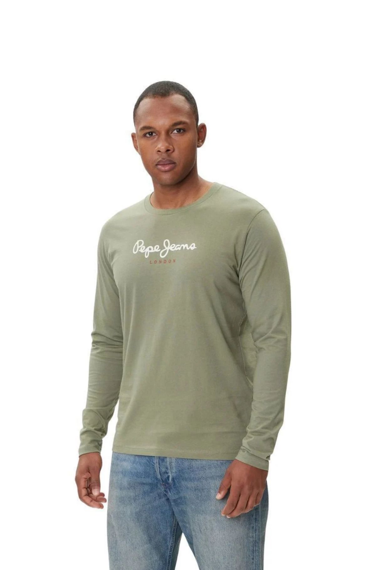 Pepe Jeans Ανδρική Μπλούζα PM5010135-679 Πράσινο
