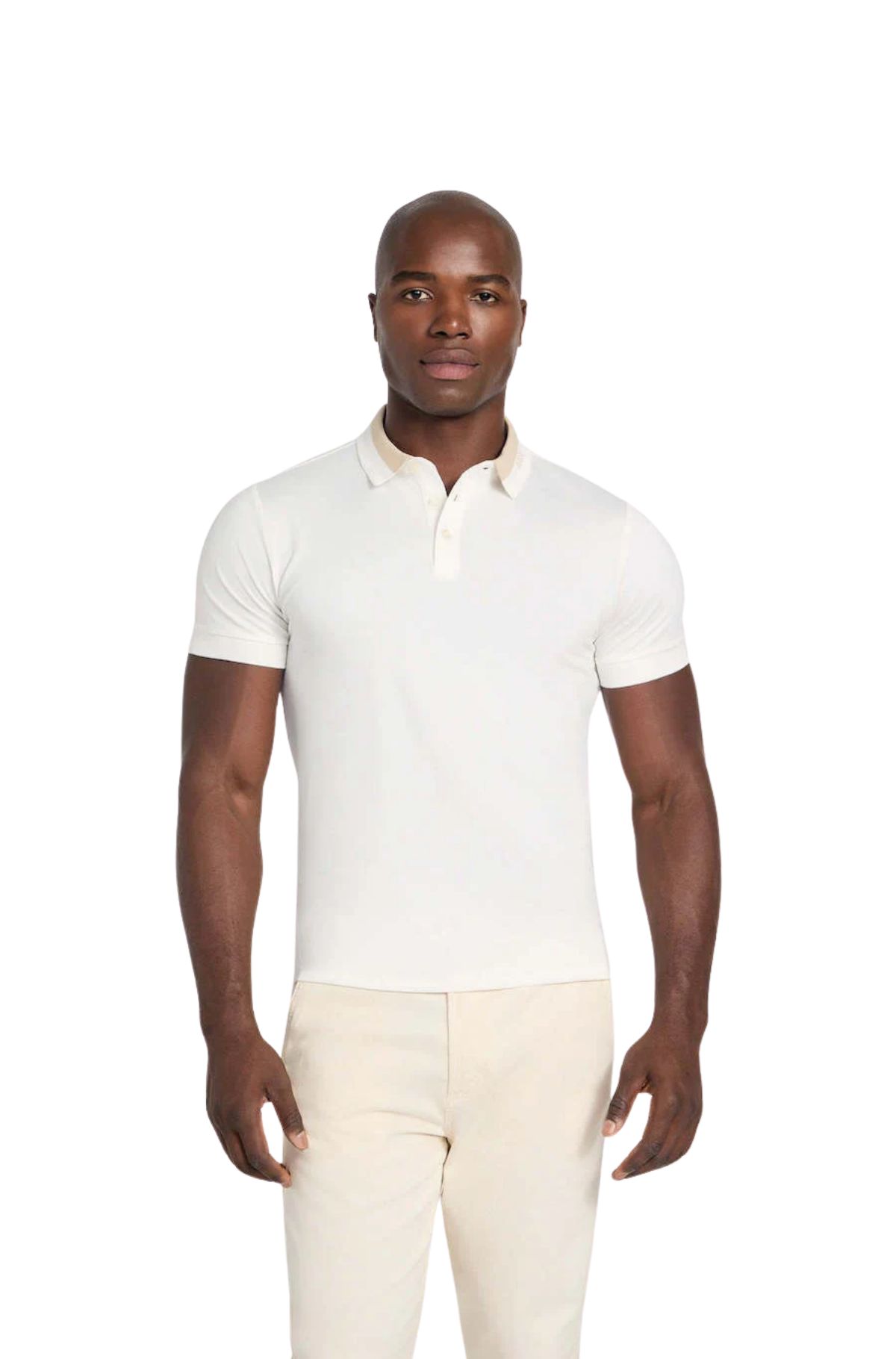 Guess Ανδρικό Polo T-shirt M6RP47KARS2-G018 Μπεζ