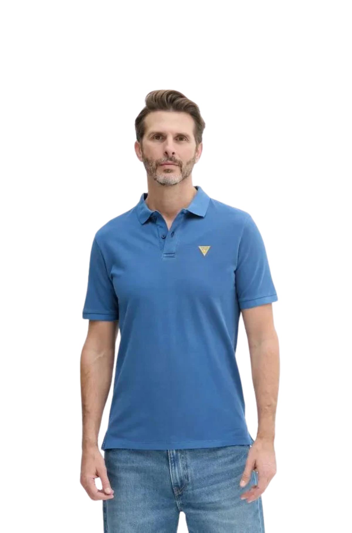 Guess Ανδρικό Polo T-shirt F5GP00K9WF1-G7T2 Μπλε