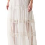 Guess Γυναικεία Maxi Φούστα W6GD37W1857-G011 Λευκή