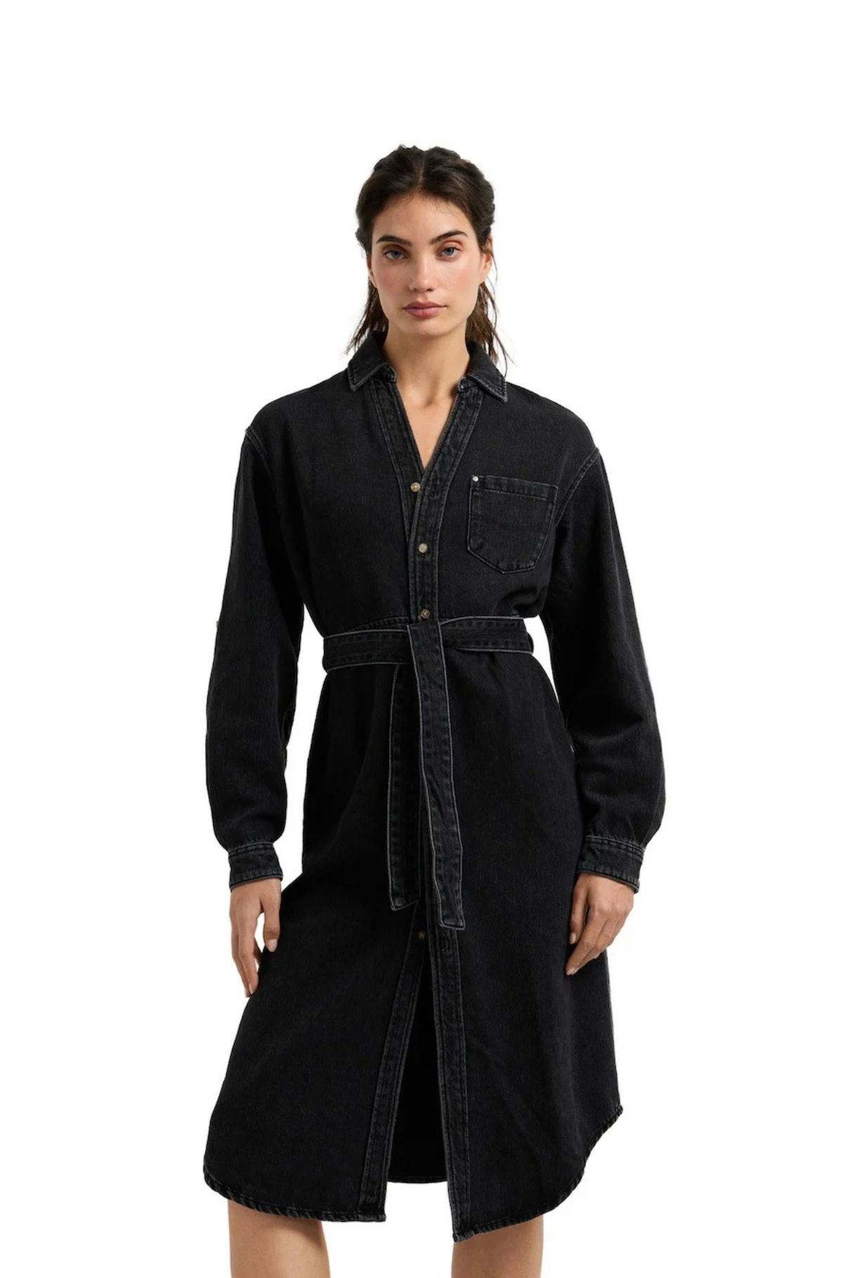 Pepe Jeans Γυναικείο Φόρεμα Jean PL95378669S4-000 Μάυρο
