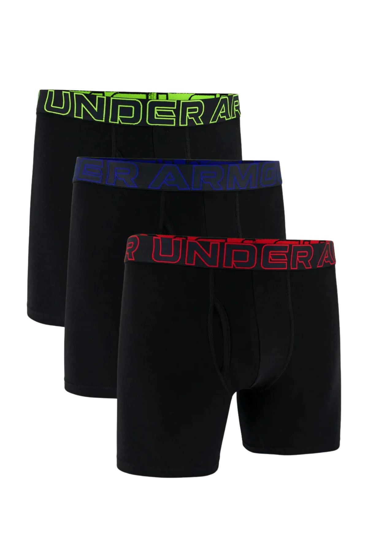 Under Armour Performance Cotton Ανδρικα Μποξερακια 1383889-004 Μαύρα
